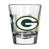 Green Bay Packers 2oz Overtime Shot Glass - Logo Brands - Flyclothing LLC