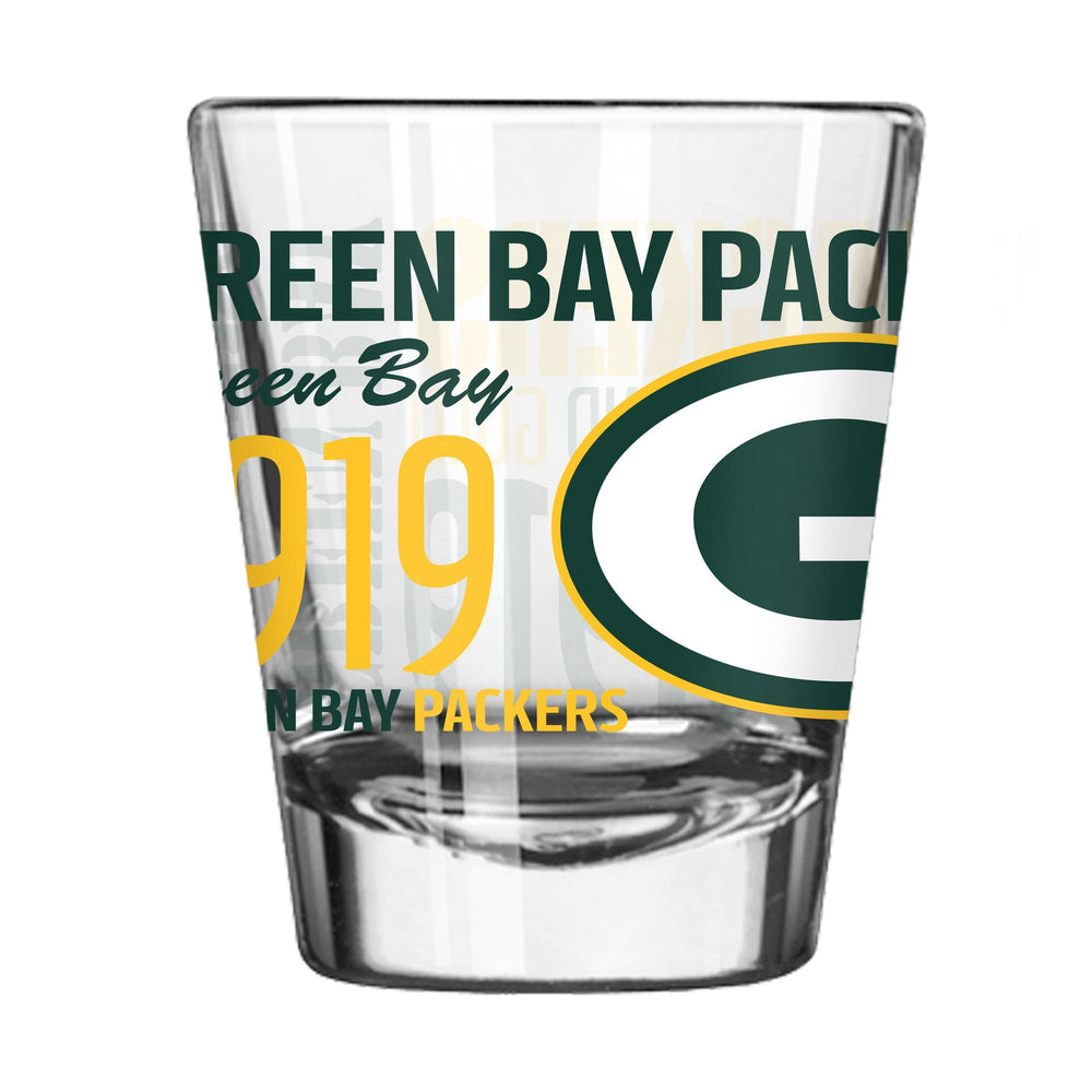 Green Bay Packers 2oz Spirit Shot Glass - Logo Brands - Flyclothing LLC