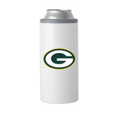 Green Bay Packers Letterman 12 oz Slim Can Coolie - Logo Brands - Flyclothing LLC