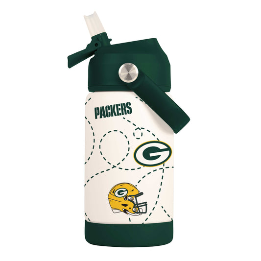 Green Bay Packers 12oz Mascot SS Kids Bottle