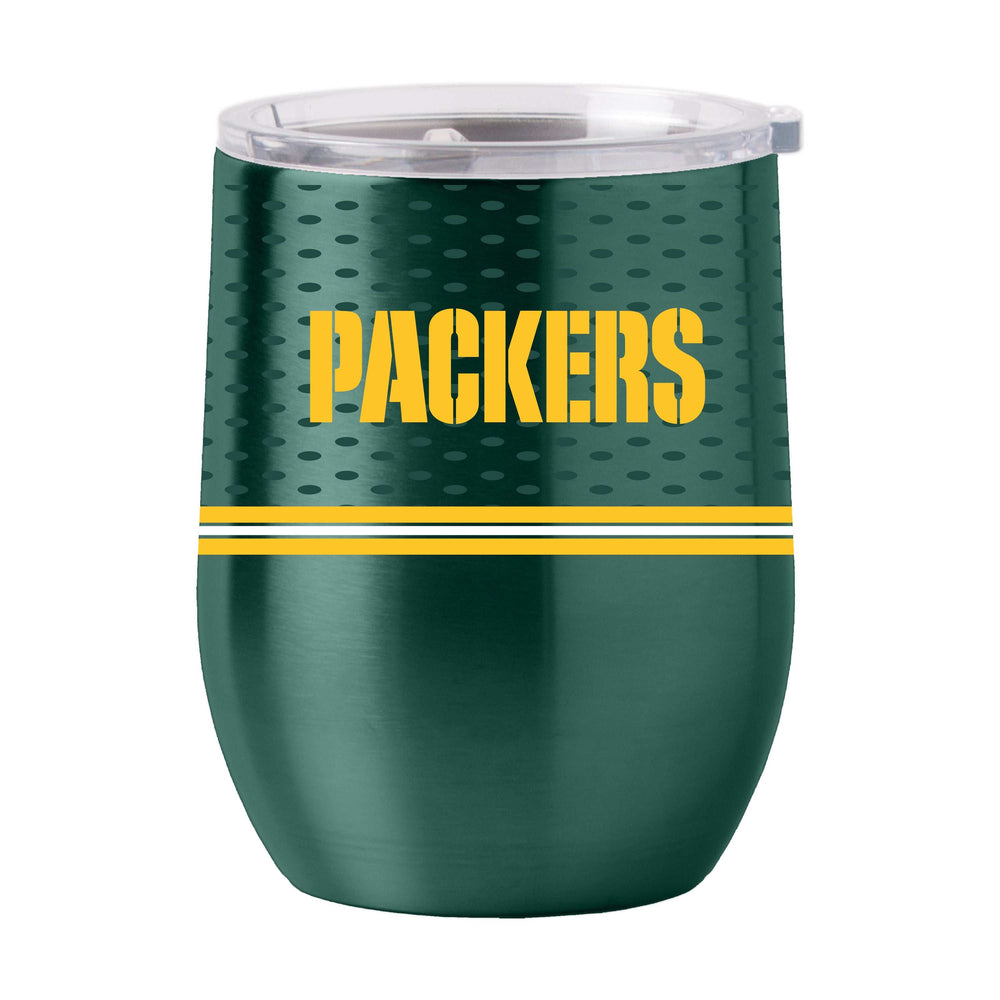Green Bay Packers 16oz Home Jersey Stainless Curved Beverage - Logo Brands - Flyclothing LLC