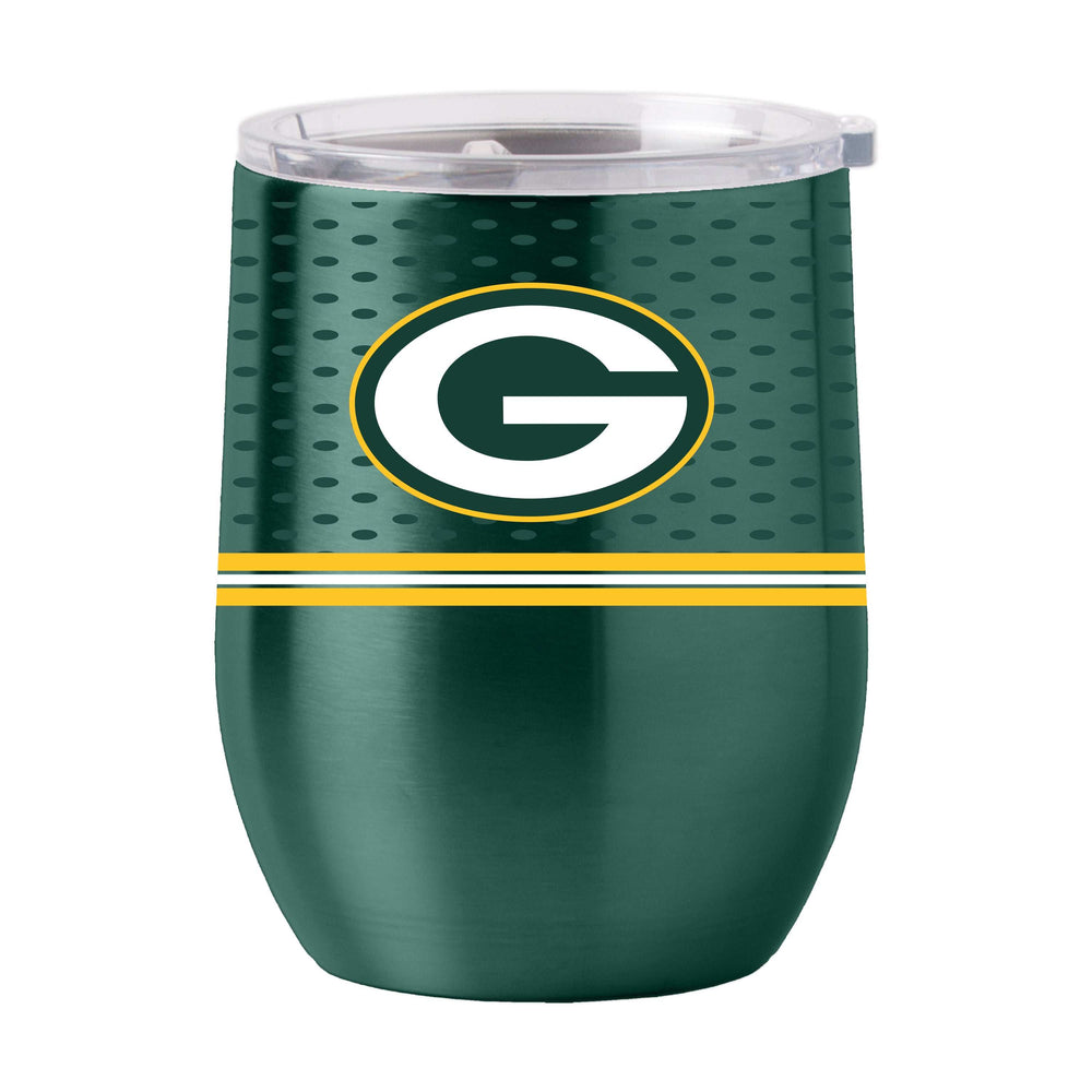 Green Bay Packers 16oz Home Jersey Stainless Curved Beverage - Logo Brands - Flyclothing LLC