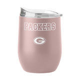 Green Bay Packers 16oz Stencil Powder Coat Curved Beverage - Logo Brands - Flyclothing LLC