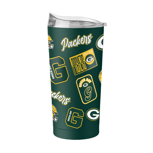 Green Bay Packers 20oz Dreamweave Powder Coat Tumbler - Logo Brands - Flyclothing LLC