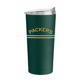 Green Bay Packers 50's Classic Hunter Powdercoat 20oz Tumbler - Logo Brands - Flyclothing LLC