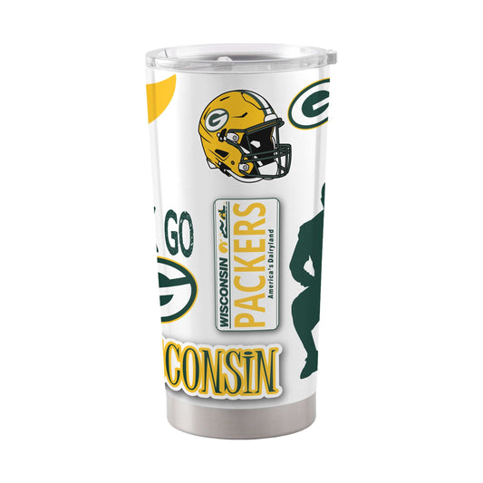 Green Bay Packers 20oz Native Stainless Tumbler