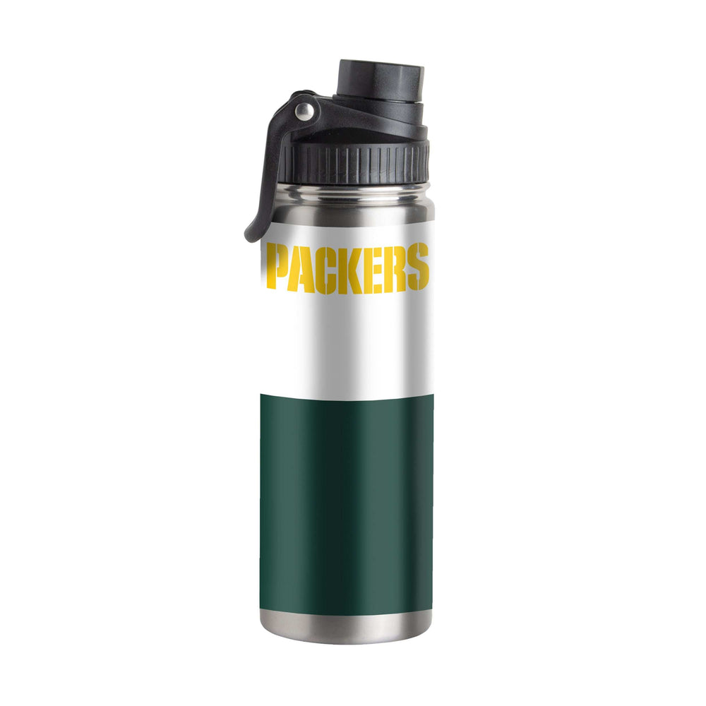 Green Bay Packers 21oz Colorblock Stainless Twist Top Bottle - Logo Brands - Flyclothing LLC