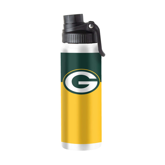 Green Bay Packers 21oz Two Tone Colorblock Twist Top Water Bottle - Logo Brands - Flyclothing LLC