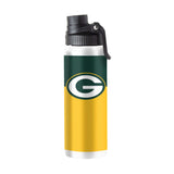 Green Bay Packers 21oz Two Tone Colorblock Twist Top Water Bottle - Logo Brands - Flyclothing LLC