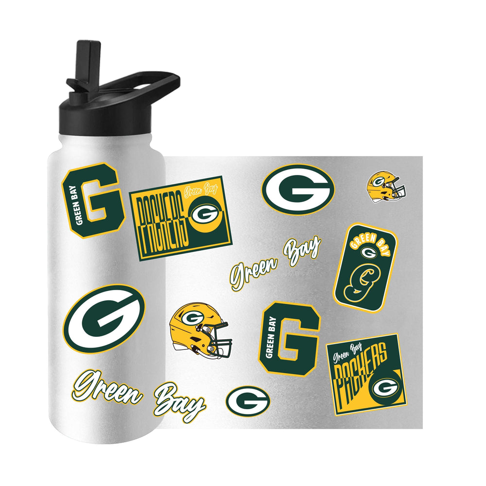 Green Bay Packers Dreamweave 34oz Quencher Bottle - Logo Brands - Flyclothing LLC