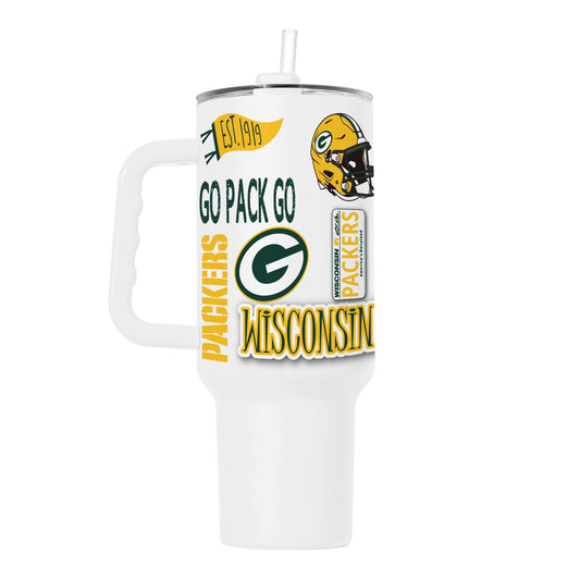 Green Bay Packers 40oz Native Powder Coat Tumbler