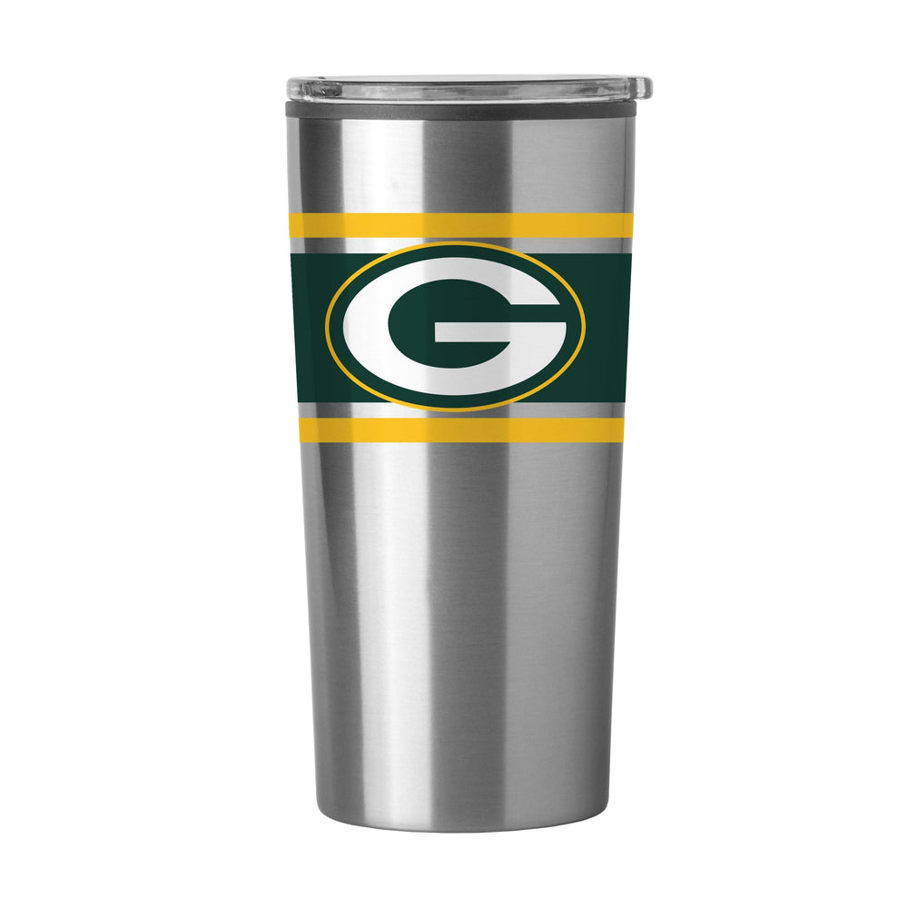 Green Bay Packers Stripe 20 oz Fusion Tumbler - Logo Brands - Flyclothing LLC