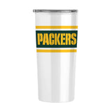 Green Bay Packers 20oz Stripe Fusion Tumbler - Logo Brands - Flyclothing LLC