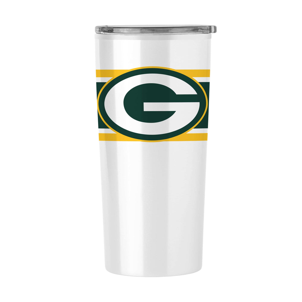 Green Bay Packers 20oz Stripe Fusion Tumbler - Logo Brands - Flyclothing LLC