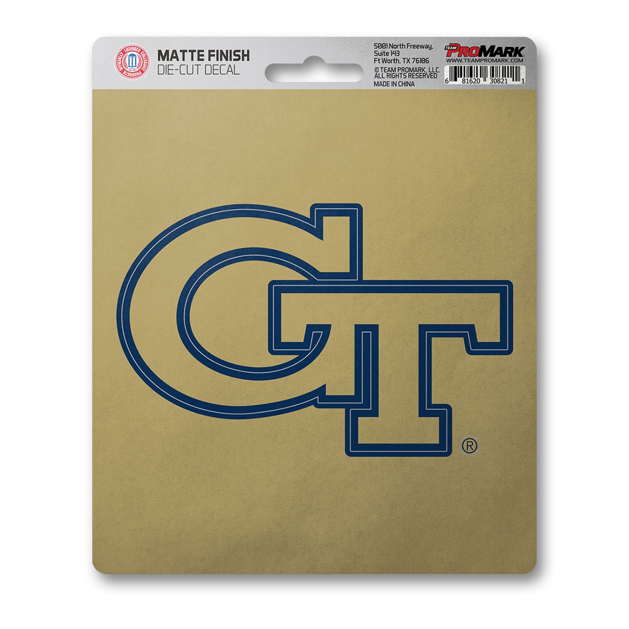Georgia Tech Yellow Jackets Matte Decal Sticker - Georgia Tech