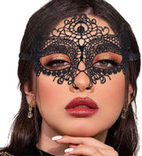 Masquerade Lace Mask Women Black Lace Masks Costume Party Proms Face Mask Halloween Eye Mask - SHOMICOBOUTIQUE - Flyclothing LLC