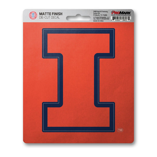 Illinois Illini Matte Decal Sticker - Illinois