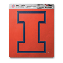Illinois Illini Matte Decal Sticker - Illinois