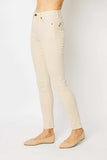 Judy Blue Full Size Garment Dyed Tummy Control Skinny Jeans - Trendsi - Flyclothing LLC