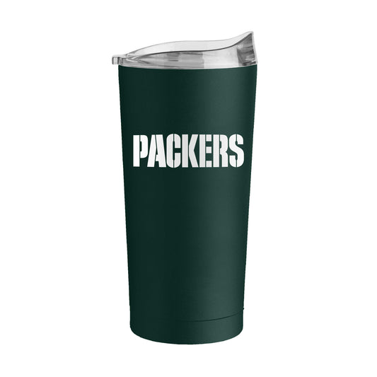 Green Bay Packers 20oz Flipside Powder Coat Tumbler - Logo Brands - Flyclothing LLC