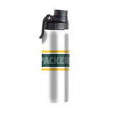 Green Bay Packers Throwback 21oz Stripe Twist Top Water Bottle - Logo Brands - Flyclothing LLC