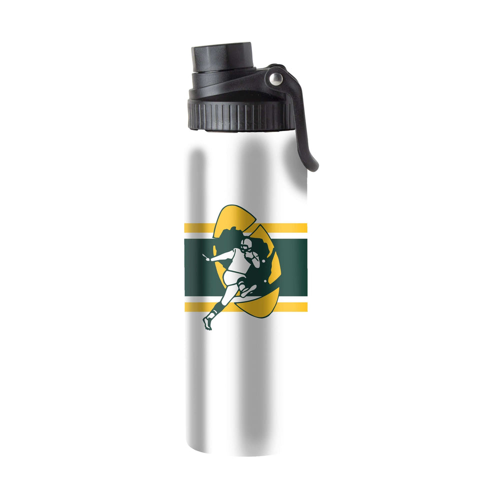 Green Bay Packers Throwback 21oz Stripe Twist Top Water Bottle - Logo Brands - Flyclothing LLC