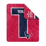 Houston Texans Dream Weave Throw 50x60 - Logo Brands - Flyclothing LLC