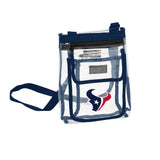 Houston Texans Clear Crossbody - Logo Brands - Flyclothing LLC