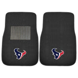 NFL - Houston Texans 2-pc Embroidered Car Mat Set - Logo Brands - Flyclothing LLC