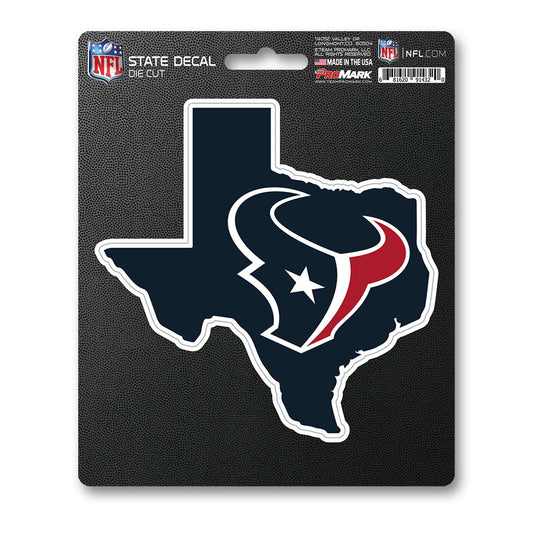 NFL - Houston Texans State Shape Decal - Logo Brands - Flyclothing LLC