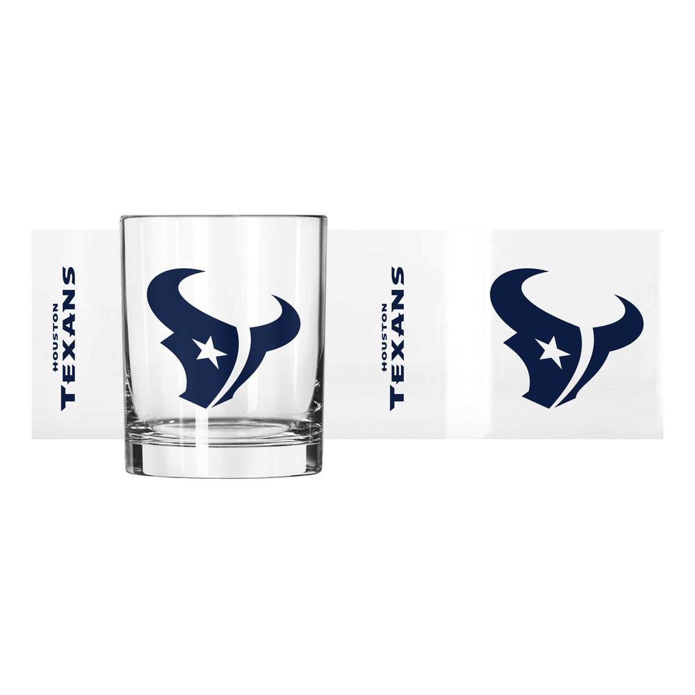 Houston Texans 14oz Gameday Rocks Glass - Logo Brands - Flyclothing LLC