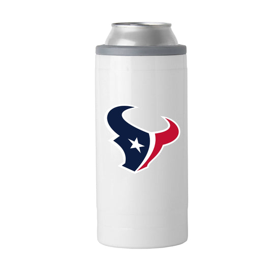 Houston Texans Letterman 12 oz Slim Can Coolie - Logo Brands - Flyclothing LLC