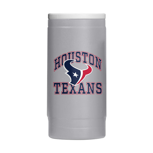 Houston Texans 12oz Athletic Powdercoat SlimCan Coolie - Logo Brands - Flyclothing LLC