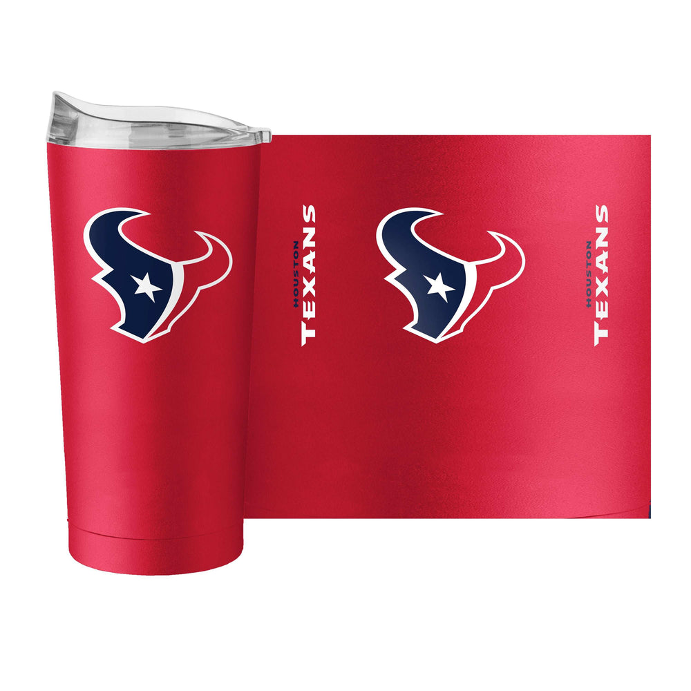Houston Texans Alternate 20oz Gameday Powder Coat Tumbler - Logo Brands - Flyclothing LLC