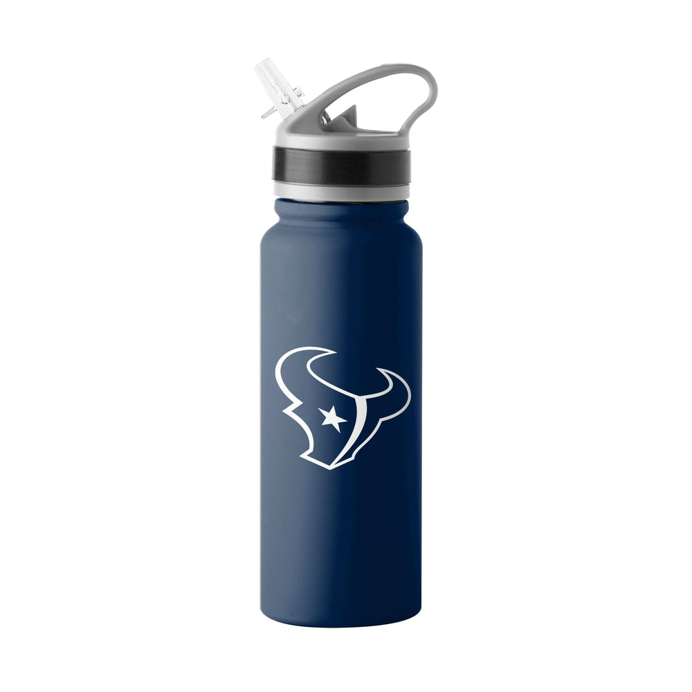 Houston Texans Logo 25oz Stainless Single Wall Flip Top Bottle - Logo Brands - Flyclothing LLC