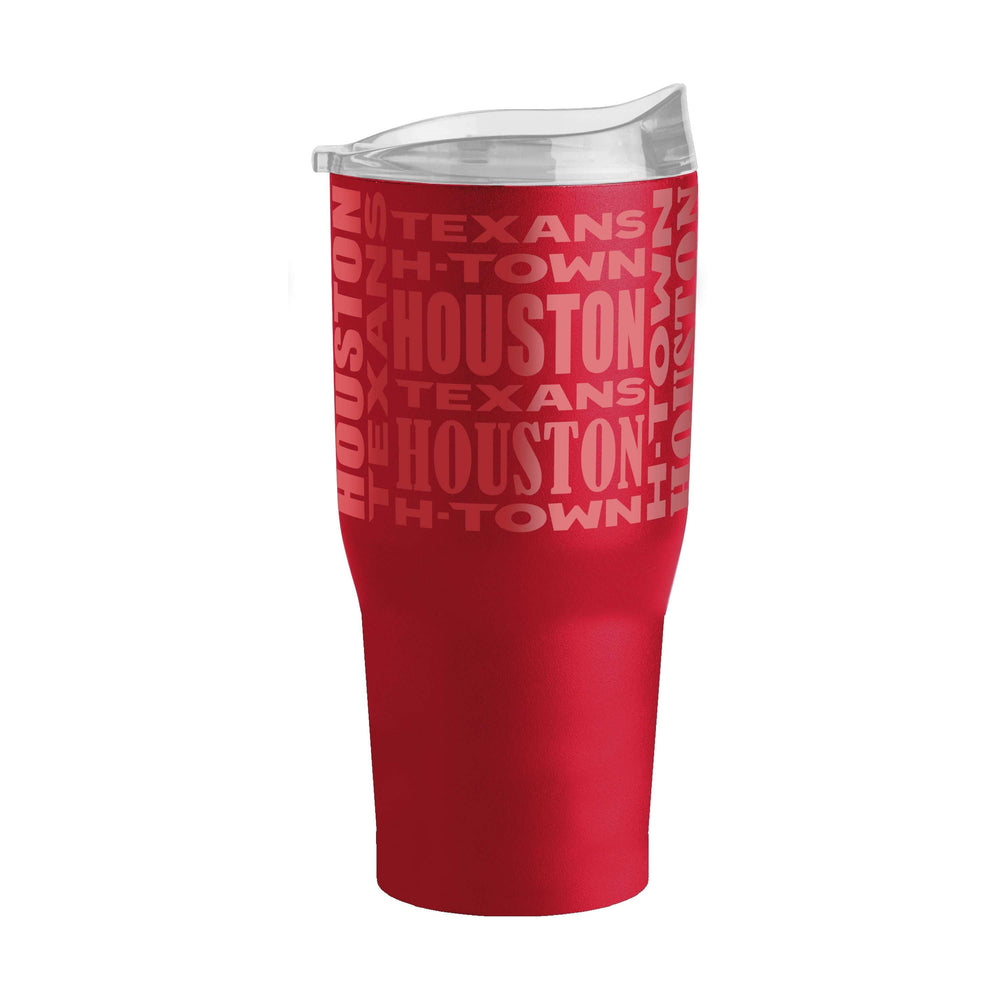 Houston Texans 30oz H Town Replay Powder Coat Tumbler - Logo Brands - Flyclothing LLC
