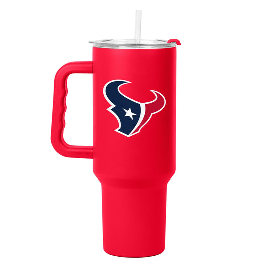 Houston Texans Red 40oz Flipside Powder Coat Tumbler - Logo Brands - Flyclothing LLC