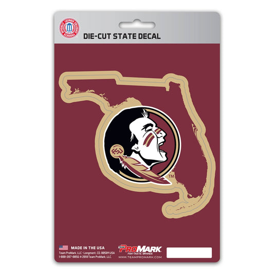 Florida State Seminoles Team State Shape Decal Sticker - Florida State
