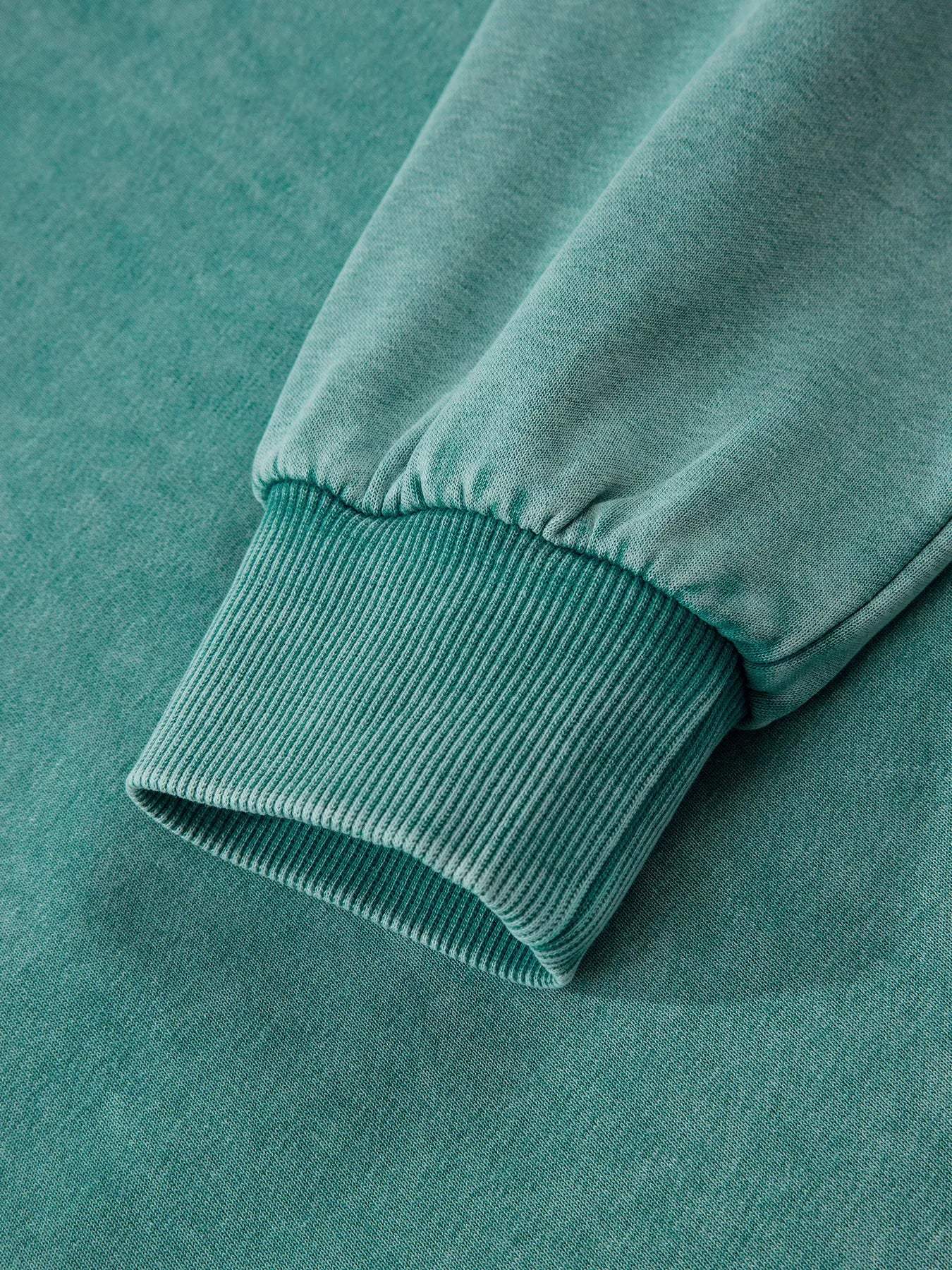 Half Zip Kangaroo Pocket Mineral Wash Baggy Hoodie - Trendsi - Flyclothing LLC