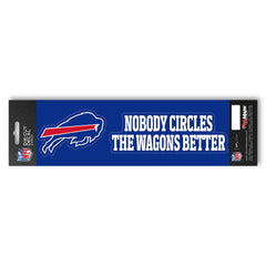 Buffalo Bills 2 Piece Team Slogan Decal Sticker Set - Buffalo Bills