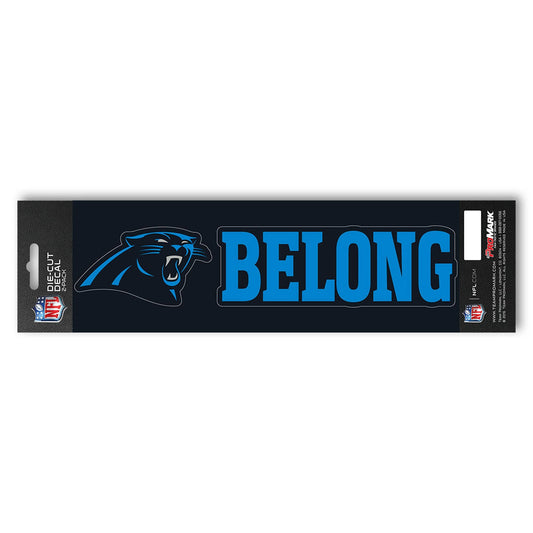 Carolina Panthers 2 Piece Team Slogan Decal Sticker Set - Carolina Panthers