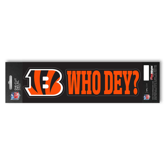 Cincinnati Bengals 2 Piece Team Slogan Decal Sticker Set - Cincinnati Bengals
