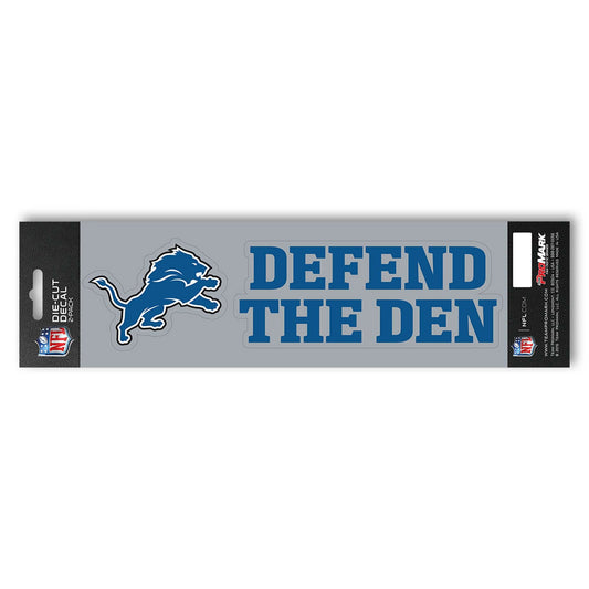 Detroit Lions 2 Piece Team Slogan Decal Sticker Set - Detroit Lions