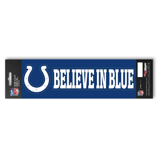 Indianapolis Colts 2 Piece Team Slogan Decal Sticker Set - Indianapolis Colts