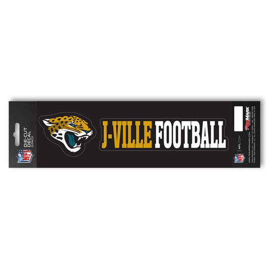 Jacksonville Jaguars 2 Piece Team Slogan Decal Sticker Set - Jacksonville Jaguars