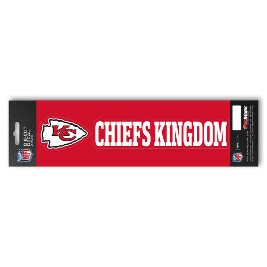 Kansas City Chiefs 2 Piece Team Slogan Decal Sticker Set - Kansas City Chiefs