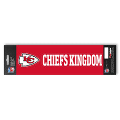 Kansas City Chiefs 2 Piece Team Slogan Decal Sticker Set - Kansas City Chiefs