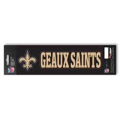 New Orleans Saints 2 Piece Team Slogan Decal Sticker Set - New Orleans Saints