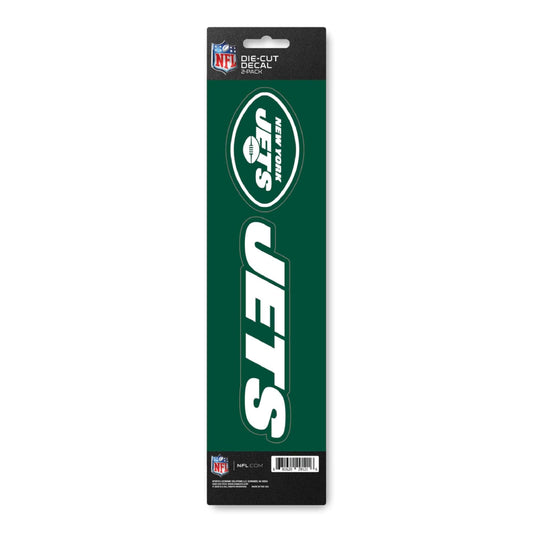 New York Jets 2 Piece Team Slogan Decal Sticker Set - New York Jets
