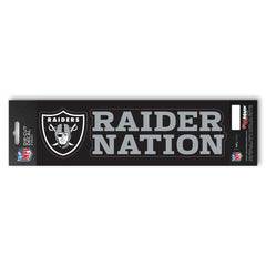 Las Vegas Raiders 2 Piece Team Slogan Decal Sticker Set - Las Vegas Raiders